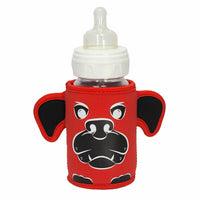 Kidkusion Inc. Bulldog Mascot Bottle Bud  - Collegiate Collection - Red/Black