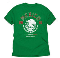 Olympics Mexico Men's Country Pride Tee - Kelly Green - 2XL