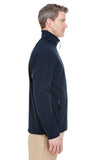 UltraClub Men's Soft Shell Weather Resistant 3 Layer Jacket - Navy - 3XL - New