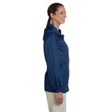 Harriton Ladies' Essential Packable Rainwear Nylon Jacket - Navy - XL - New