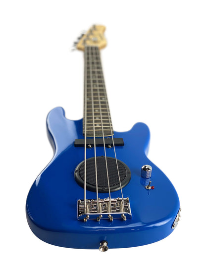 Zenison 36" Bass Guitar for Kids/Beginner Complete Starter Kit Amp Combo Blue