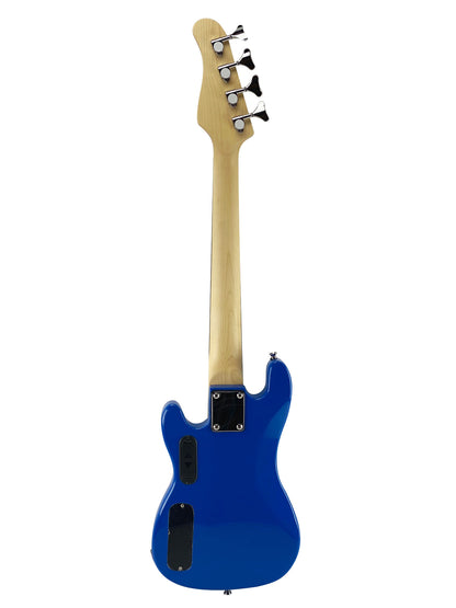 Zenison 36" Bass Guitar for Kids/Beginner Complete Starter Kit Amp Combo Blue