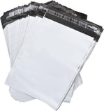 Pack of 100 Poly Mailers Shipping Bags Premium White Bags 6.6" x 10.2"