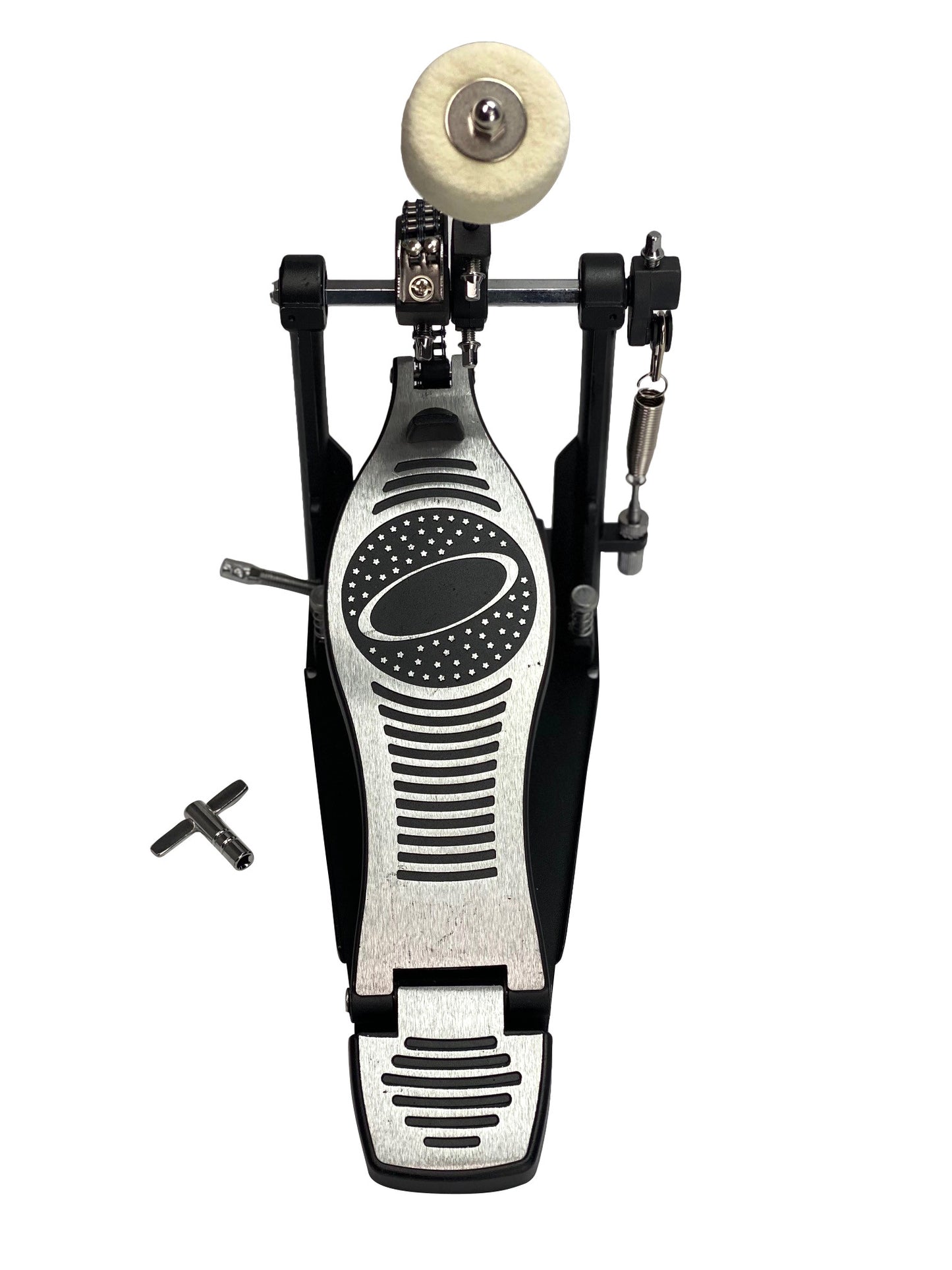 B-Stock Drum Pedal Heavy Duty Double Chain Single Pedal Hammer Drum Set & Electric Drum