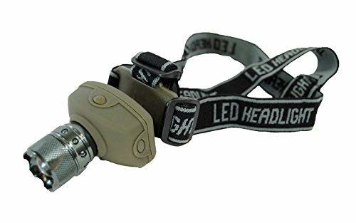 3W Cree LED High Power Zoom Headlamp with Adjustable Headband