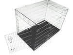 DOG CRATE 48x29x32 XLarge 2 Door Pet Kennel Cage Folding Portable Travel Metal