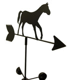 WEATHER VANE Horse Pony 5 Feet Tall Black Garden Mount Yard Decor