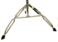 Zenison Straight Cymbal Stand 5' Heavy Duty Chrome Double Braced Tripod Anti Skid