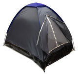 GRAY DOME CAMPING TENT 7x5' - 2 Person, Two Man GRAPHITE BLUE Sealed Bottom NEW