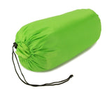 SLEEPING BAG Adult Size 20+ Degrees F  BRIGHT GRASS GREEN GRAY - Carry Bag NEW