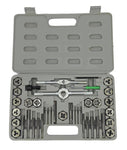 DELUXE 40 piece SAE TAP AND DIE SET w CASE TOOL KIT NEW!