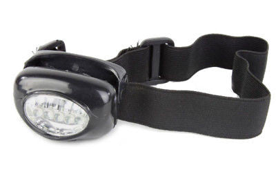 5 LED HEADLIGHT Headlamp Hat Lamp Light - Emergency Flashlight Safety Bicycle