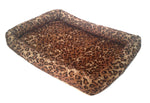Leopard Print  PET BED Cushion Pillow Mat - 17" x 12" Dogs, Cats, Puppies
